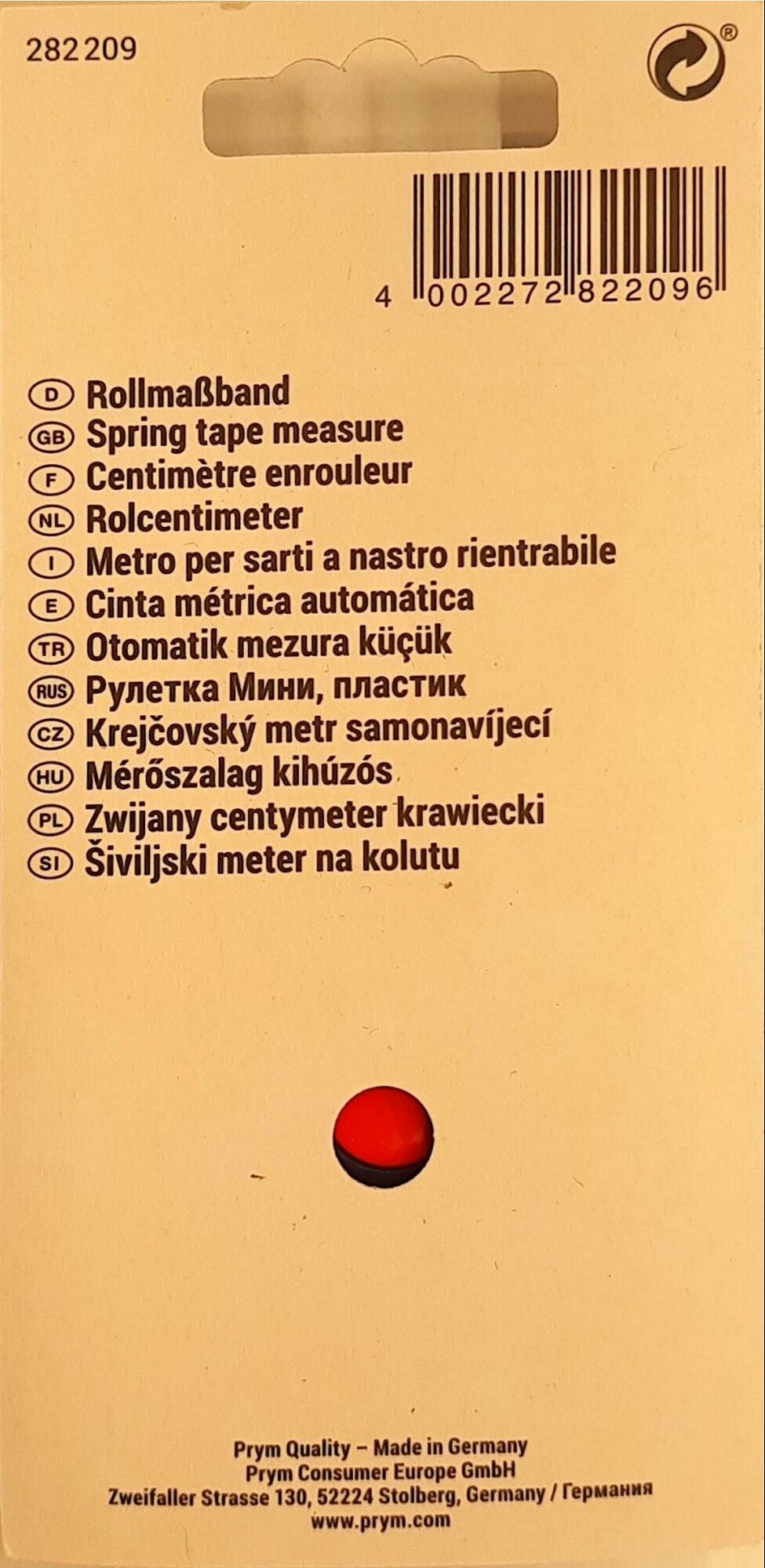 Rollmaßband Mini 150 cm