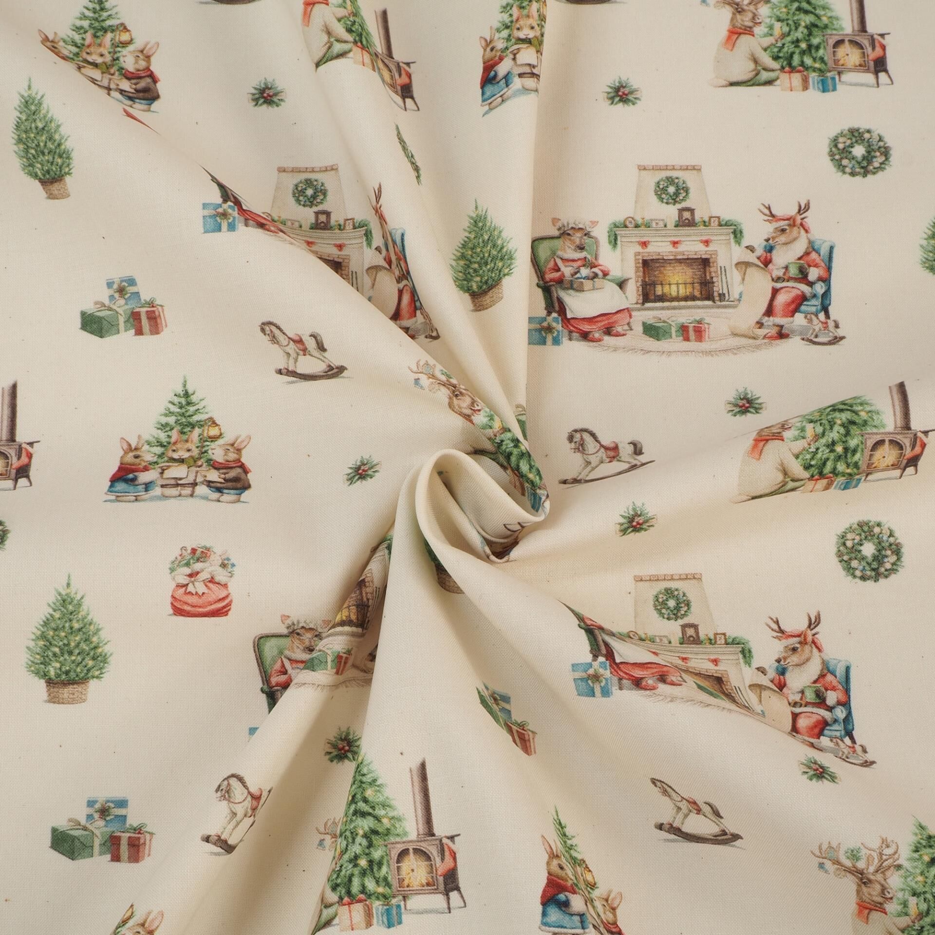 Stoff Meterware Weihnachten